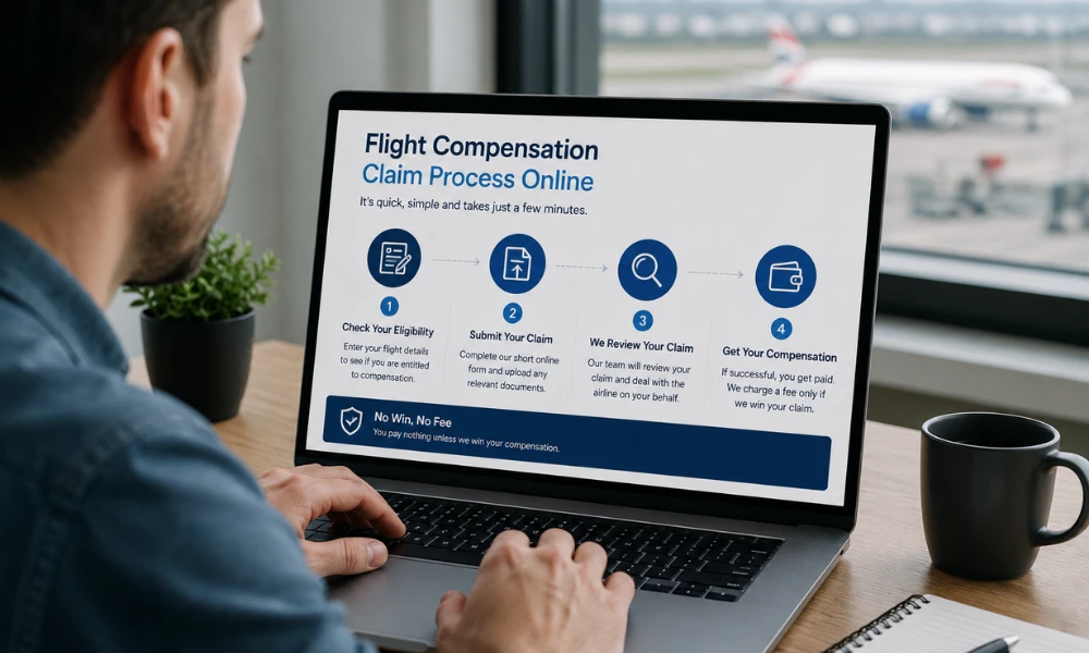 flight compensation claim process online