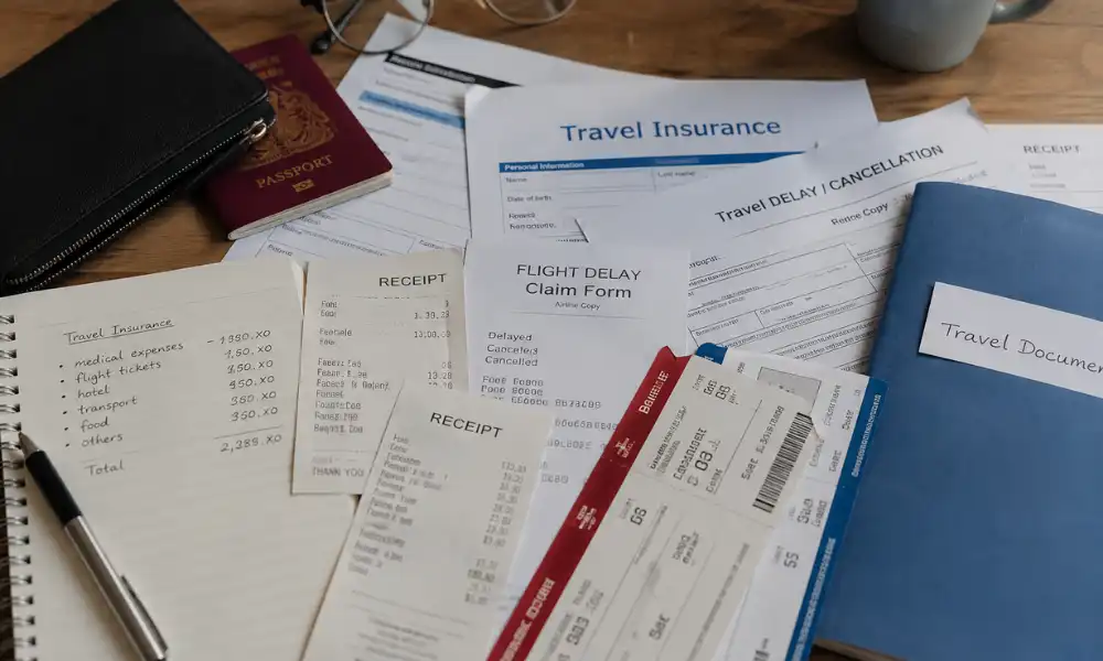 Documents and receipts needed to appeal a travel insurance claim rejected decision